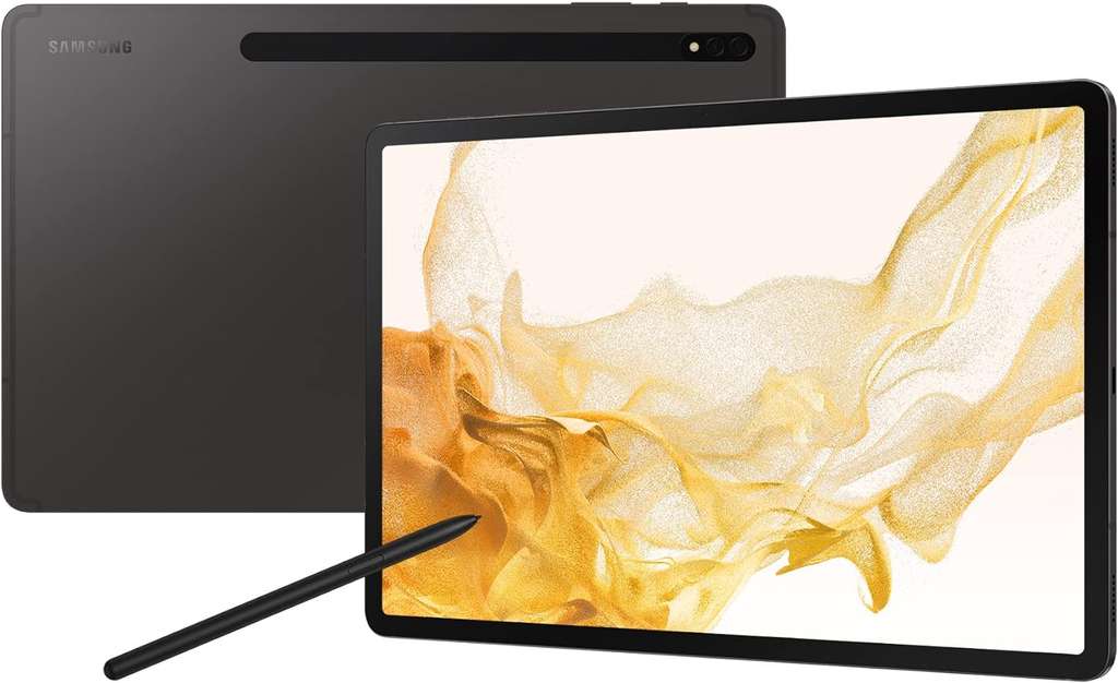 Samsung Galaxy Tab S8+ 12.4 Inch 128GB Android Tablet Graphite (UK version) - £449.55 with unique code - Sold By Samsung UK