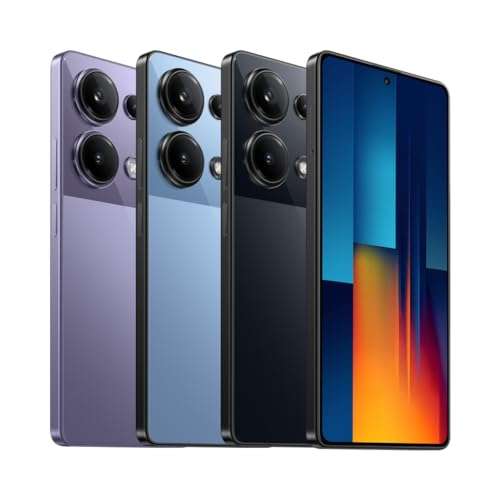 Xiaomi POCO M6 Pro Blue/Purple - 12gb Ram + 512GB storage - Dual Sim/MicroSD - 64MP 3 x Cam, 6.67" 120Hz AMOLED, 5000mAh, 67W charger incl